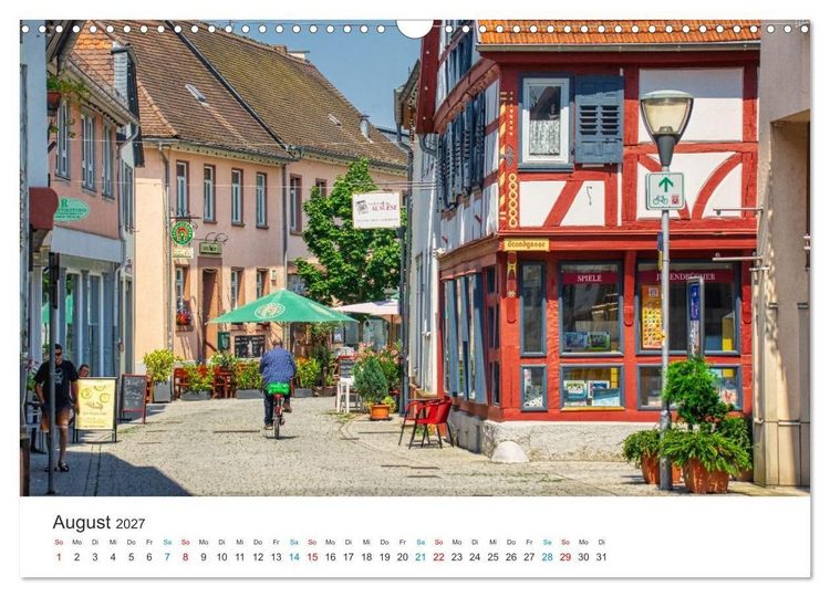 Produktbild: Babenhausen - Sch&ouml;ne Ecken und erstaunliche Besonderheiten (Wandkalender 2027 DIN A3 quer), CALVENDO Monatskalender