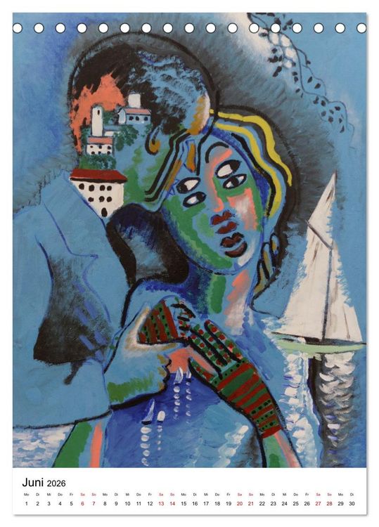 Produktbild: Francis Picabia (Tischkalender 2026 DIN A5 hoch), CALVENDO Monatskalender
