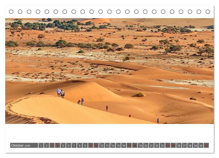 Produktbild: Namibia - Landschaft und Panorama (Tischkalender 2026 DIN A5 quer), CALVENDO Monatskalender