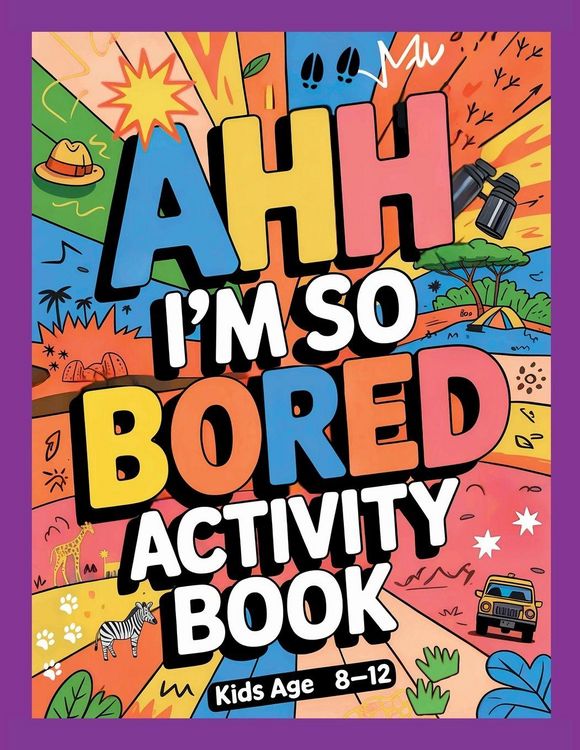 Produktbild: Ahh I'm so bored Activity Book Kids Age 8-12