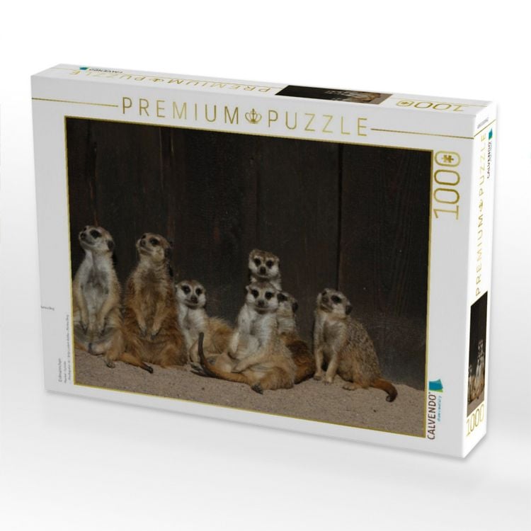 Produktbild: CALVENDO Puzzle Erdm&auml;nnchen | 1000 Teile Lege-Gr&ouml;&szlig;e 64x48cm Foto-Puzzle f&uuml;r gl&uuml;ckliche Stunden