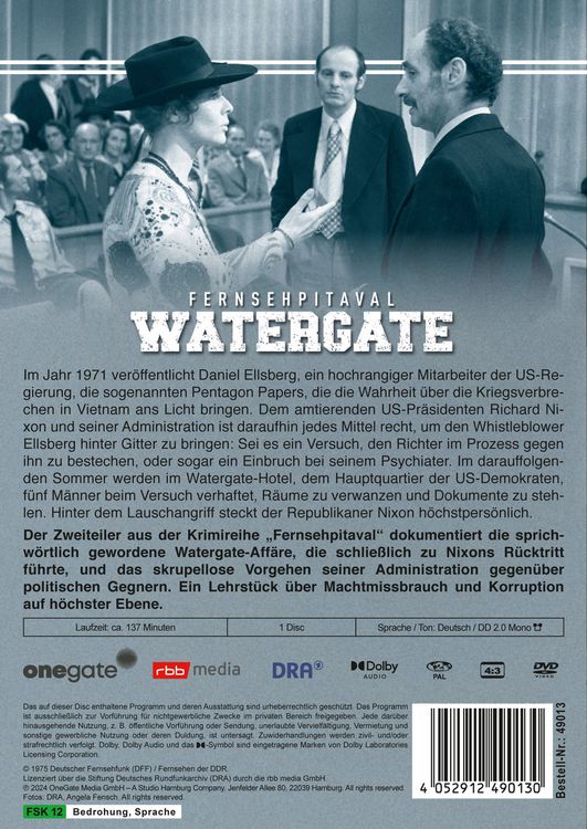 Produktbild: Watergate (Fernsehpitaval) (DDR TV-Archiv)