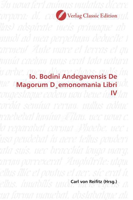 Produktbild: Io. Bodini Andegavensis De Magorum D emonomania Libri IV