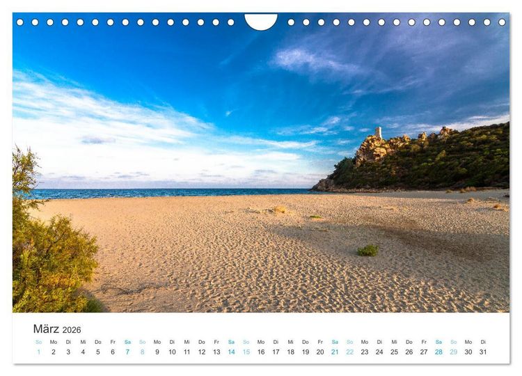Produktbild: Sardinien - Impressionen Einer Mittelmeerperle (Wandkalender 2026 DIN A4 quer), CALVENDO Monatskalender