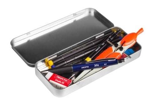Produktbild: ARISTO Sch&uuml;ler-Blechetui Pen Case Motiv Flamingo, Schlamper, Etui