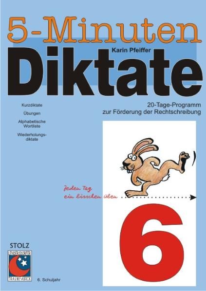 Produktbild: 5-Minuten-Diktate 6. Schuljahr
