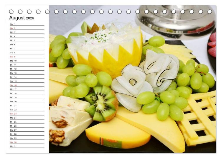 Produktbild: Brotzeit. Herzhaft und beliebt (Tischkalender 2026 DIN A5 quer), CALVENDO Monatskalender