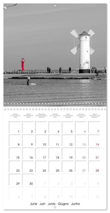Produktbild: Red spots around the world (Wall Calendar 2026 12 &times; 12 Inch) CALVENDO 12 Month Wall Calendar