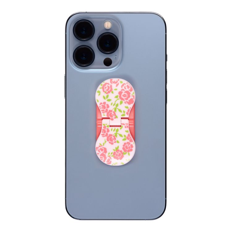 Produktbild: Zipgrips Pink Flowers &ndash; 2-in-1 Handygriff & Aufsteller