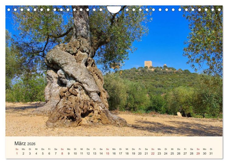 Produktbild: Costa Dorada - Die Goldene K&uuml;ste Spaniens (Wandkalender 2026 DIN A4 quer), CALVENDO Monatskalender