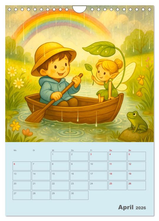 Produktbild: Tari und Tili (Wandkalender 2026 DIN A4 hoch), CALVENDO Monatskalender