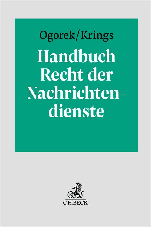 Produktbild: Handbuch Recht der Nachrichtendienste