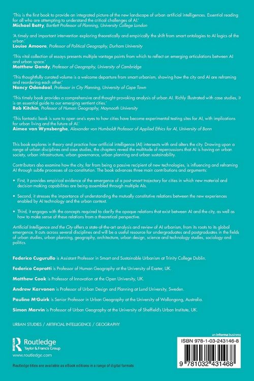 Produktbild: Artificial Intelligence and the City