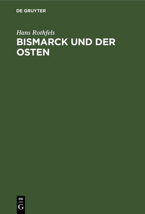 Produktbild: Bismarck und der Osten