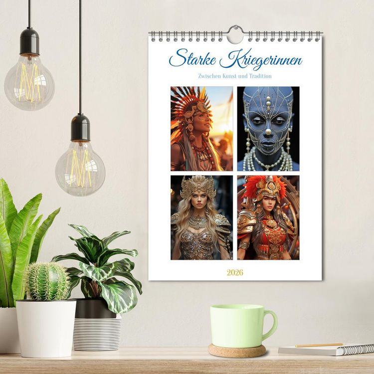 Produktbild: Starke Kriegerinnen (Wandkalender 2026 DIN A4 hoch), CALVENDO Monatskalender