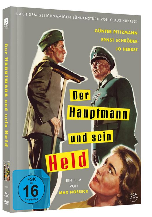 Produktbild: Der Hauptmann und sein Held - Limited Mediabook (in HD neu abgetastet, 16-seitiges Booklet, Blu-ray+DVD, auf 500 St&uuml;ck limitiert)