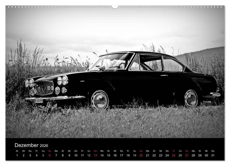 Produktbild: Lancia Flavia (Wandkalender 2026 DIN A2 quer), CALVENDO Monatskalender