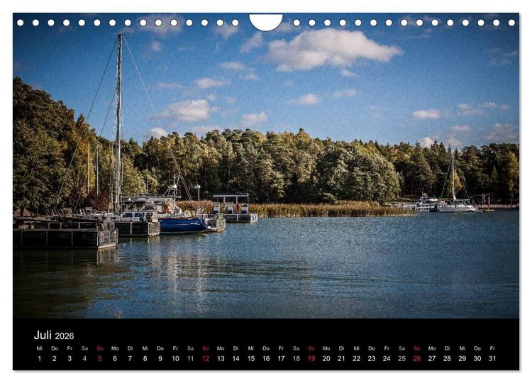 Produktbild: Finnland Sch&auml;renmeer (Wandkalender 2026 DIN A4 quer), CALVENDO Monatskalender