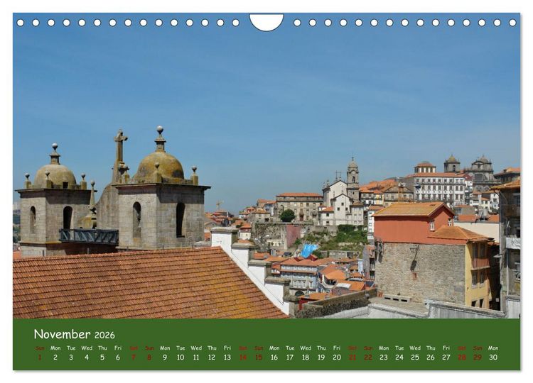 Produktbild: Colorful Porto (Wall Calendar 2026 DIN A4 landscape), CALVENDO 12 Month Wall Calendar