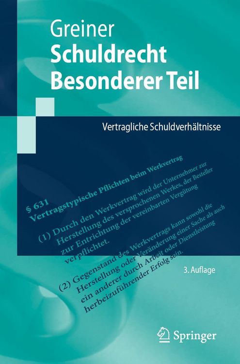 Produktbild: Schuldrecht Besonderer Teil