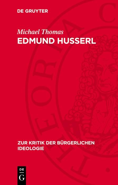 Produktbild: Edmund Husserl