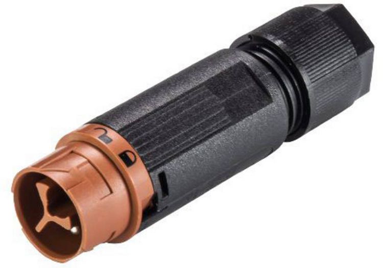 Produktbild: Wieland 46.032.4551.4 Rundstecker Stecker, gerade Serie (Rundsteckverbinder): RST&reg; MINI Gesamtpolzahl: 2 1 St.