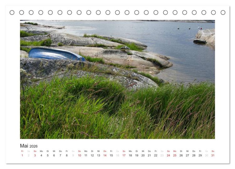 Produktbild: Stockholmer Sch&auml;rengarten (Tischkalender 2026 DIN A5 quer), CALVENDO Monatskalender