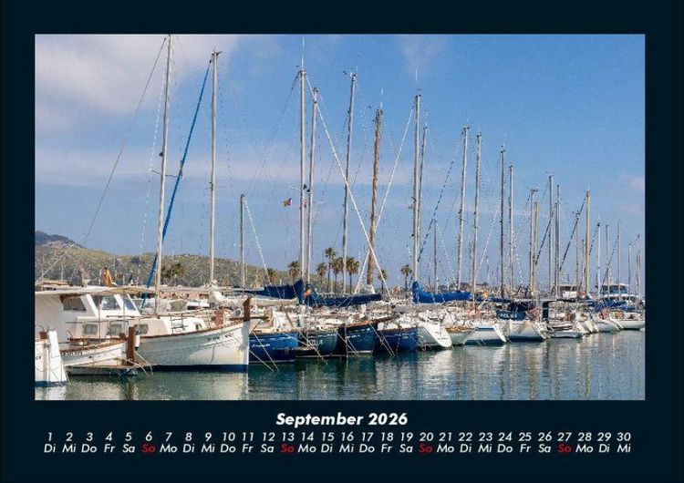 Produktbild: Boote 2026 Fotokalender DIN A4