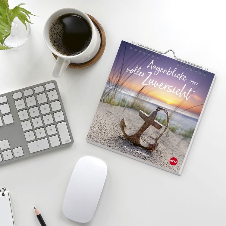 Produktbild: Augenblicke voller Zuversicht Postkartenkalender 2027