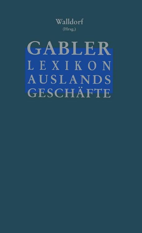 Produktbild: Gabler Lexikon Auslands Gesch&auml;fte