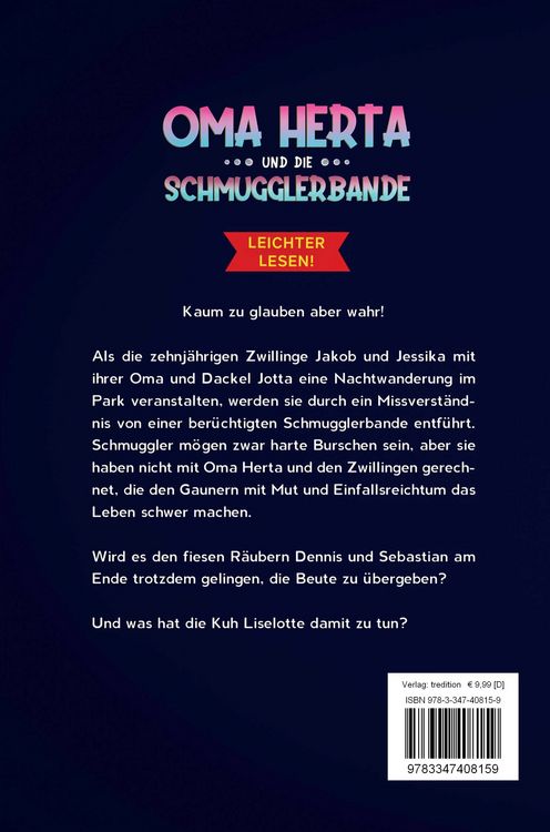 Produktbild: Oma Herta und die Schmugglerbande - Leichter lesen