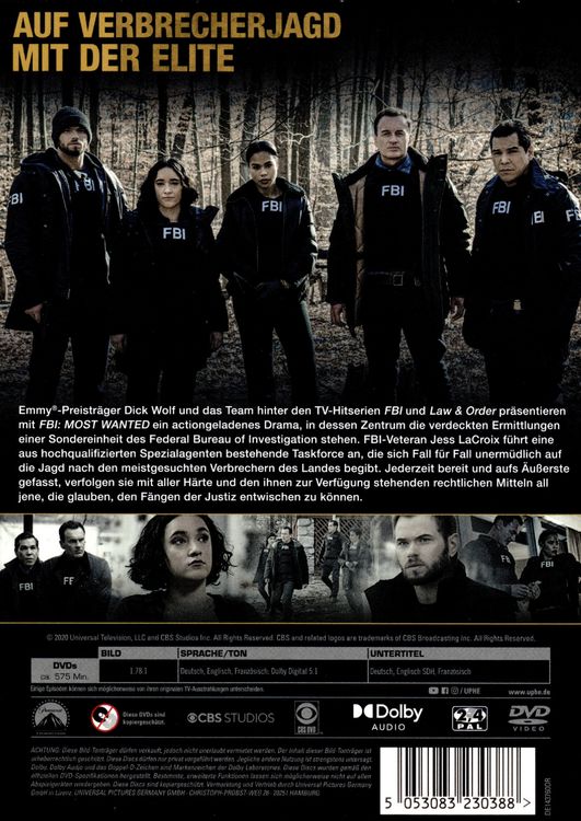 Produktbild: FBI: Most Wanted - Staffel 1 [4 DVDs]