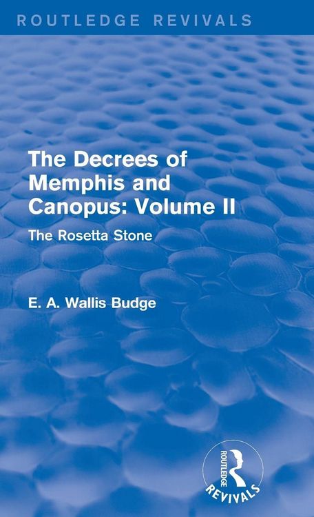 Produktbild: The Decrees of Memphis and Canopus