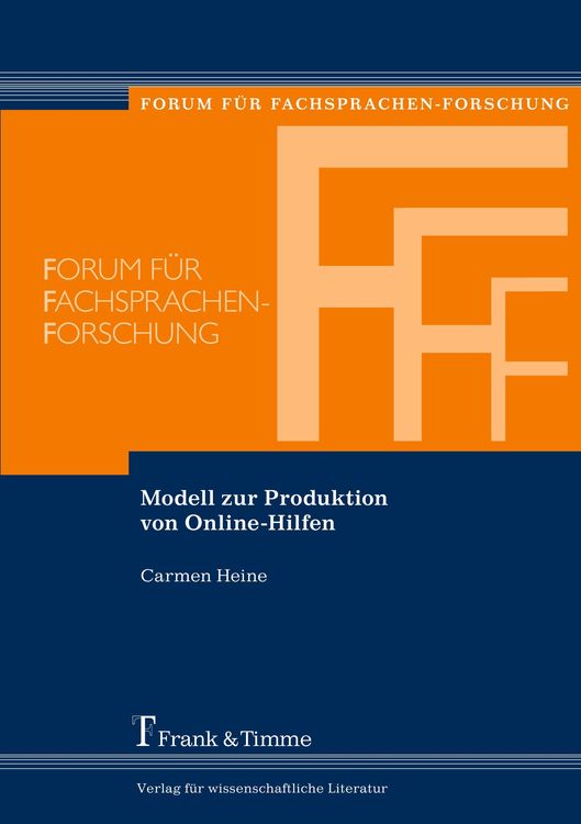 Produktbild: Modell zur Produktion von Online-Hilfen