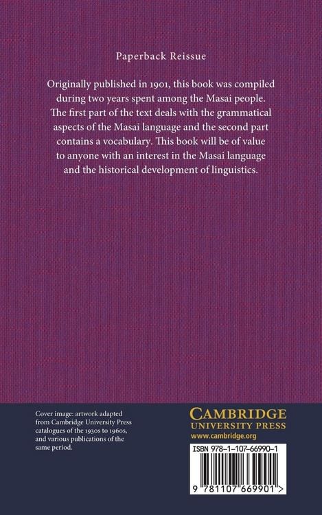 Produktbild: The Masai Language