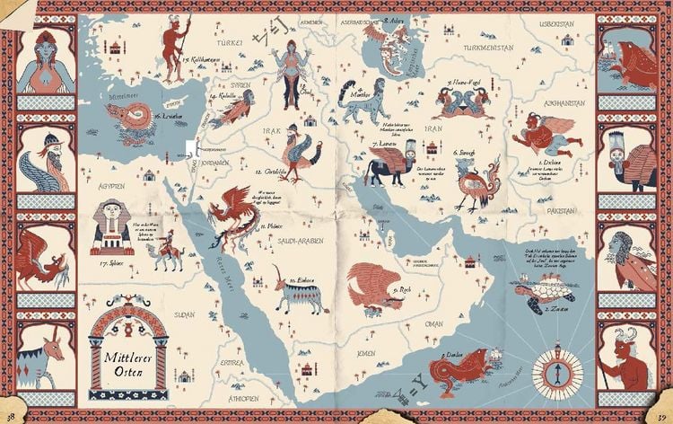 Produktbild: Atlas der Fabelwesen