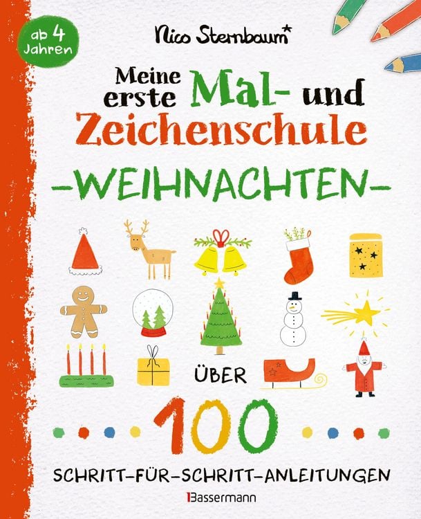 Produktbild: Meine erste Mal- und Zeichenschule - Weihnachten. Ab 4 Jahren