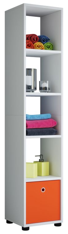 Produktbild: Holz Badm&ouml;bel Stand Badregal Hochschrank Benos-5