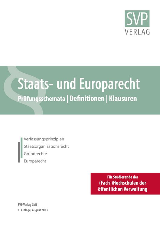 Produktbild: Staats- und Europarecht