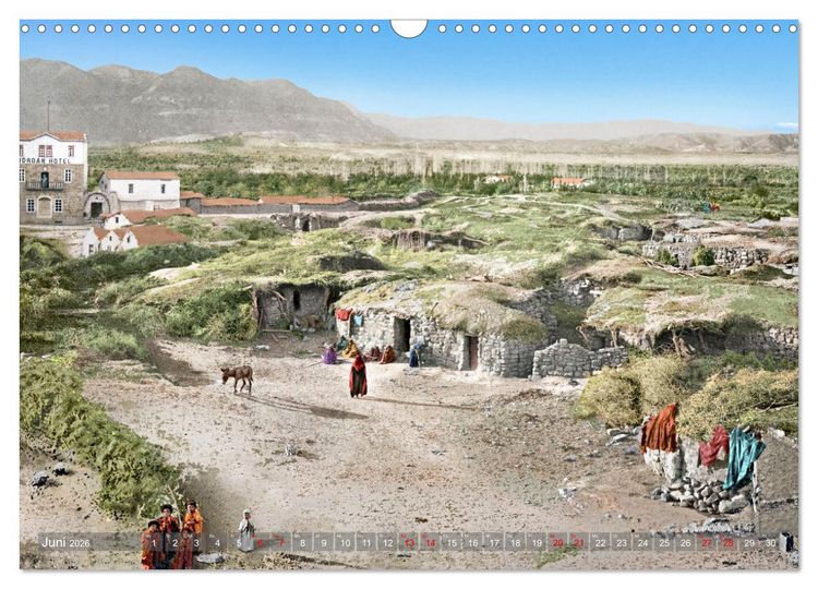 Produktbild: Heiliges Land um das Jahr 1900 - Fotos neu restauriert und koloriert (Wandkalender 2026 DIN A3 quer), CALVENDO Monatskalender