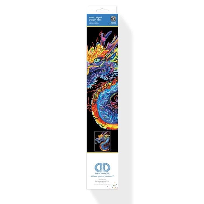 Produktbild: DIAMOND DOTZ - Diamond Painting Neon Drache