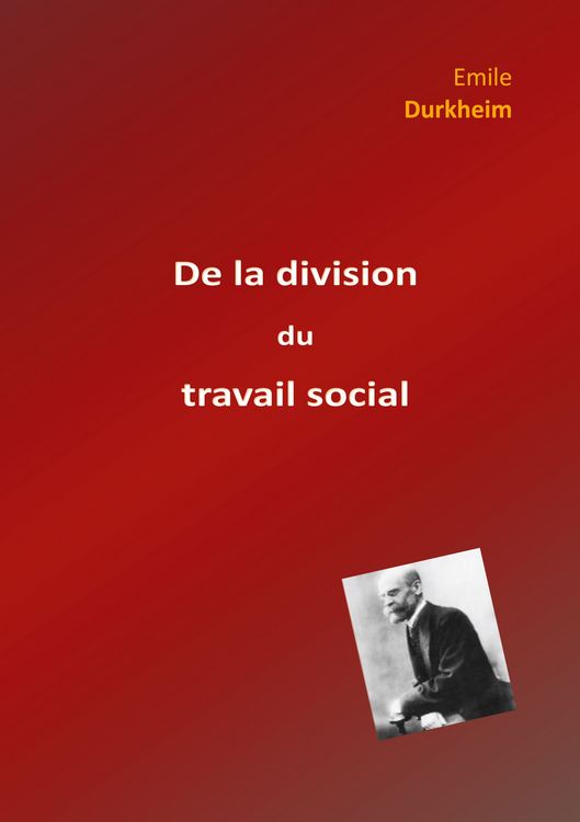 Produktbild: De la division du travail social