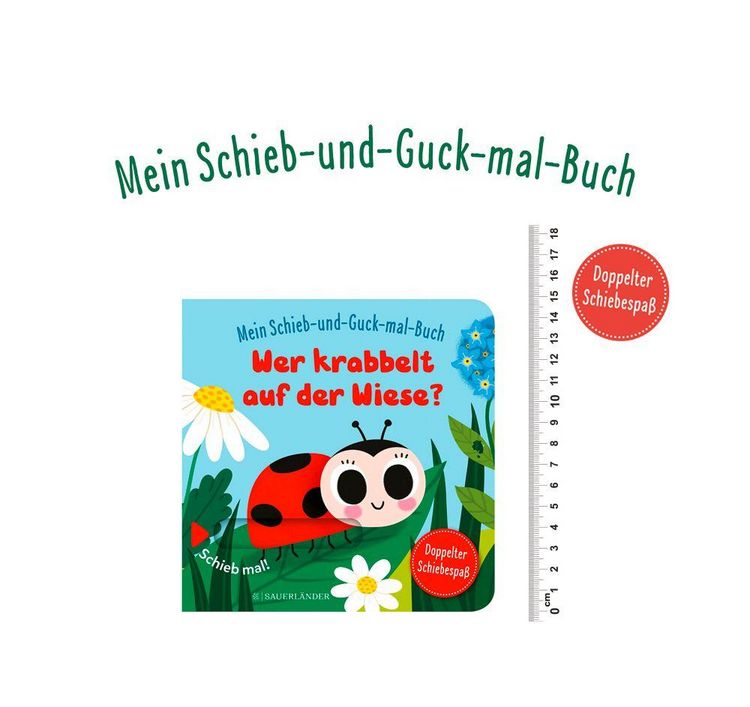 Produktbild: Mein Schieb & Guck-mal-Buch: Wer krabbelt auf der Wiese?