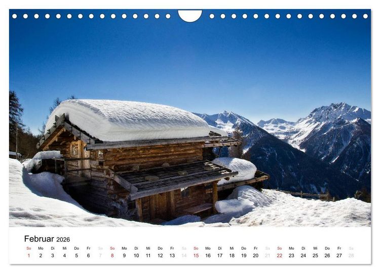 Produktbild: Almen im Ultental (Wandkalender 2026 DIN A4 quer), CALVENDO Monatskalender