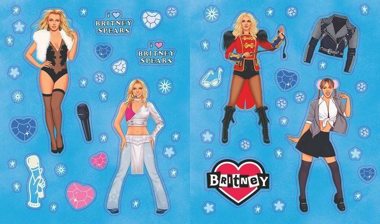 Produktbild: The Official Britney Spears Sticker Book