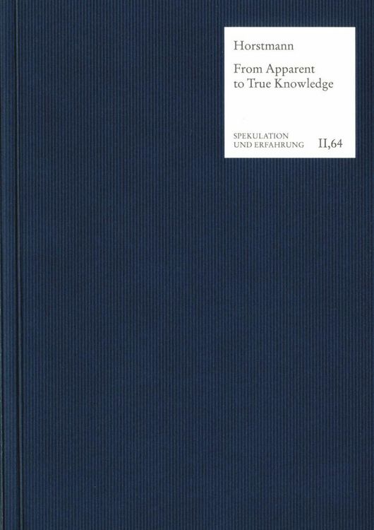 Produktbild: From Apparent to True Knowledge (Wissen)