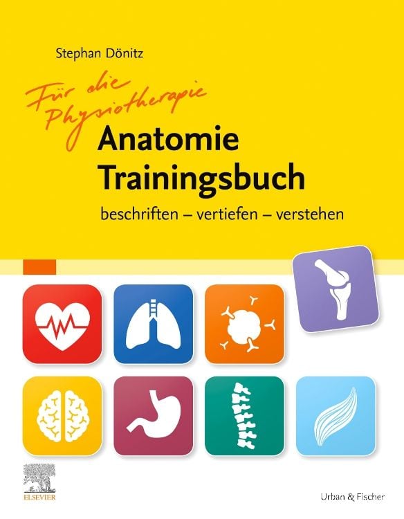 Produktbild: Physiotherapie Anatomie Trainingsbuch