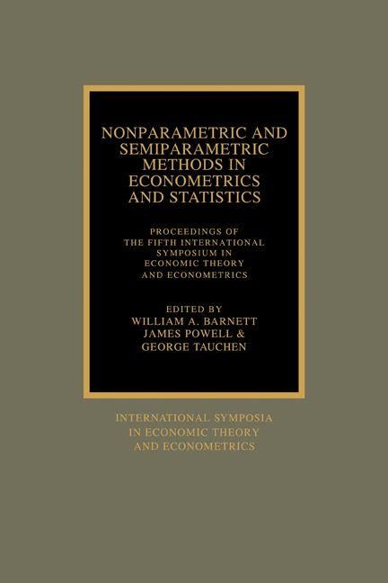 Produktbild: Nonparametric and Semiparametric Methods in Econometrics and Statistics
