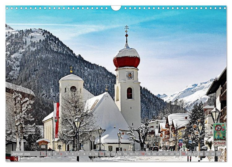 Produktbild: St. Anton am Arlberg (Wandkalender 2026 DIN A3 quer), CALVENDO Monatskalender