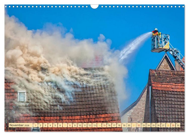 Produktbild: Feuerwehr - Eins&auml;tze (Wandkalender 2026 DIN A3 quer), CALVENDO Monatskalender